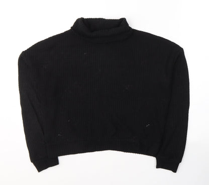 Womens UK Size S New Look Black Pullover Jumper