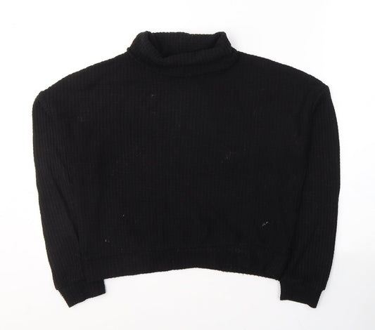 Womens UK Size S New Look Black Pullover Jumper