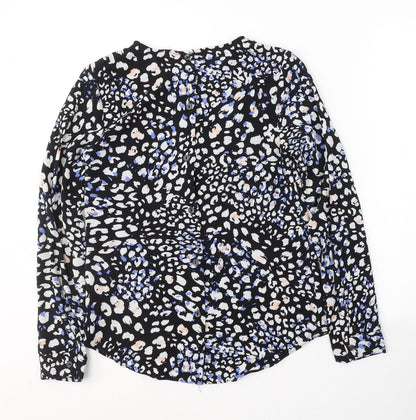 Womens UK Size 8 New Look Black Basic Blouse