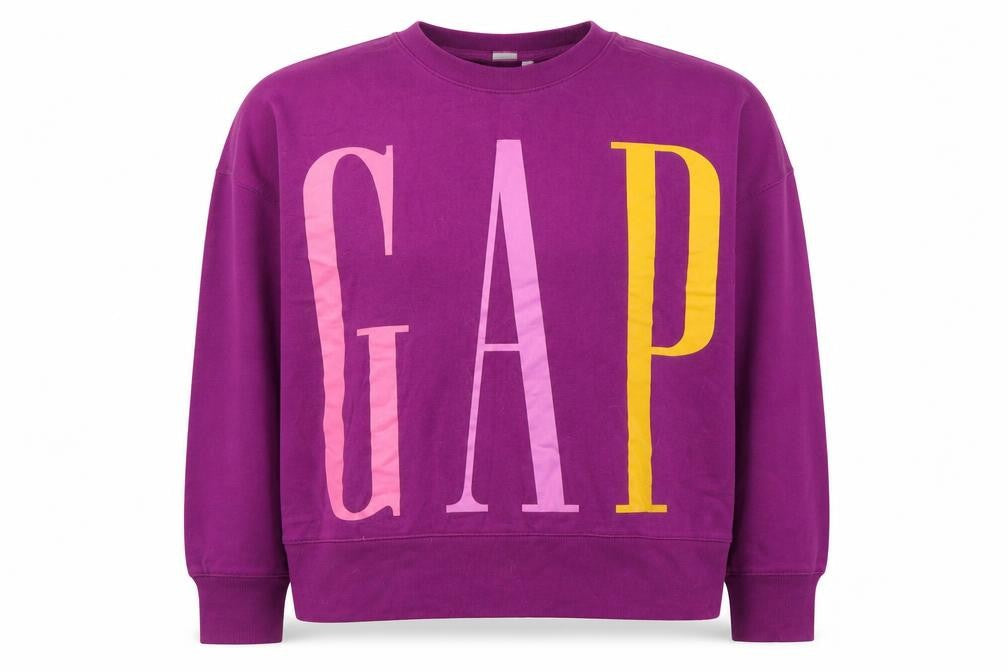 Womens UK Size M Gap Purple Pullover Sweatshirt