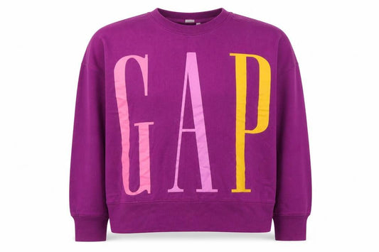 Womens UK Size M Gap Purple Pullover Sweatshirt