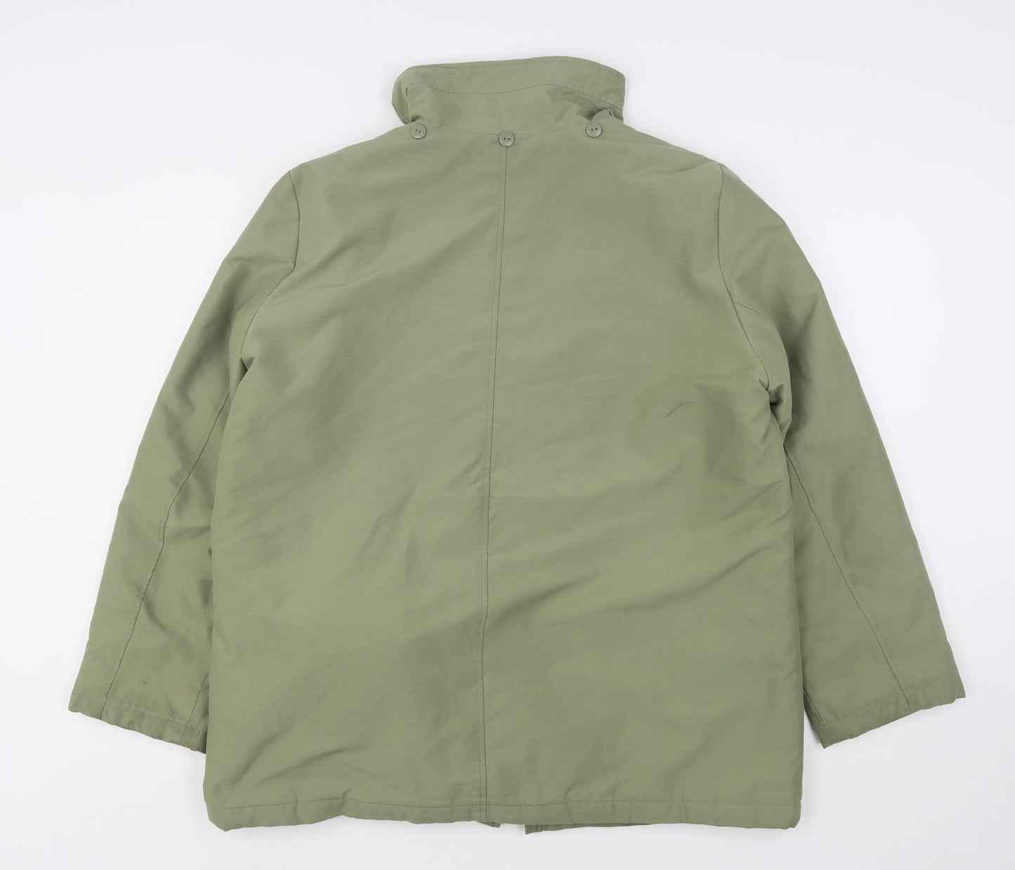 Womens UK Size M Bonmarché Green Overcoat