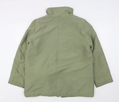 Womens UK Size M Bonmarché Green Overcoat