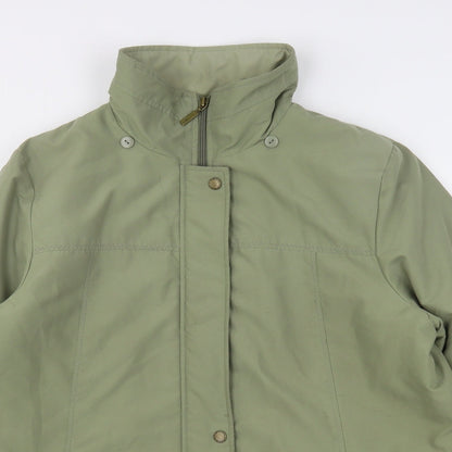 Womens UK Size M Bonmarché Green Overcoat