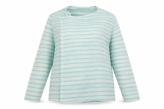 Womens UK Size 14 Saloos Blue Cardigan Jumper