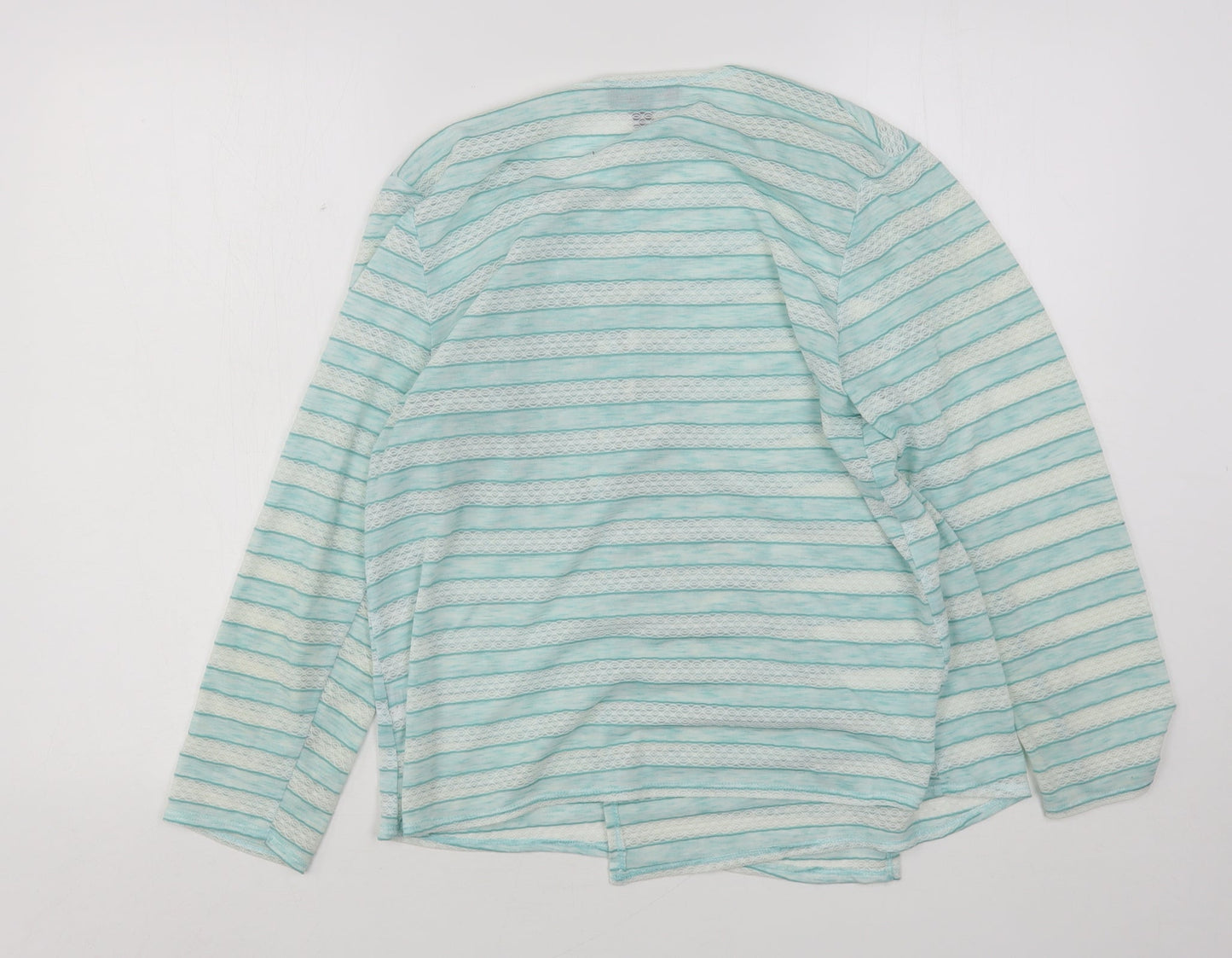 Womens UK Size 14 Saloos Blue Cardigan Jumper