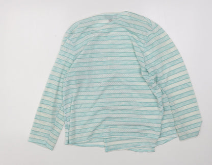 Womens UK Size 14 Saloos Blue Cardigan Jumper