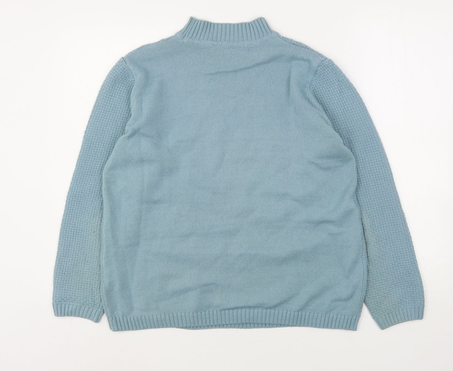 Womens UK Size 14 Isle Essentials Green Pullover Jumper