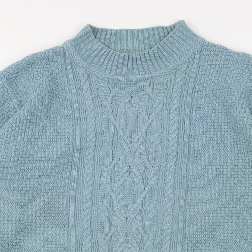 Womens UK Size 14 Isle Essentials Green Pullover Jumper