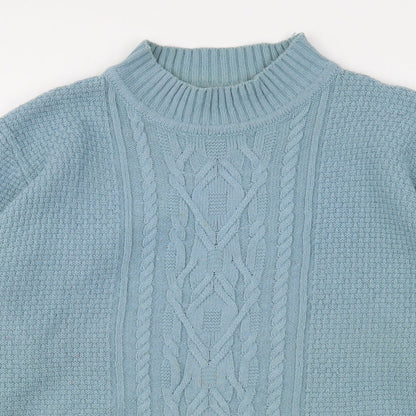 Womens UK Size 14 Isle Essentials Green Pullover Jumper