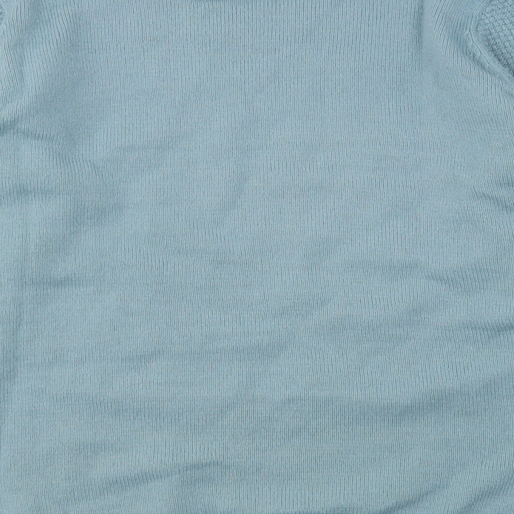 Womens UK Size 14 Isle Essentials Green Pullover Jumper