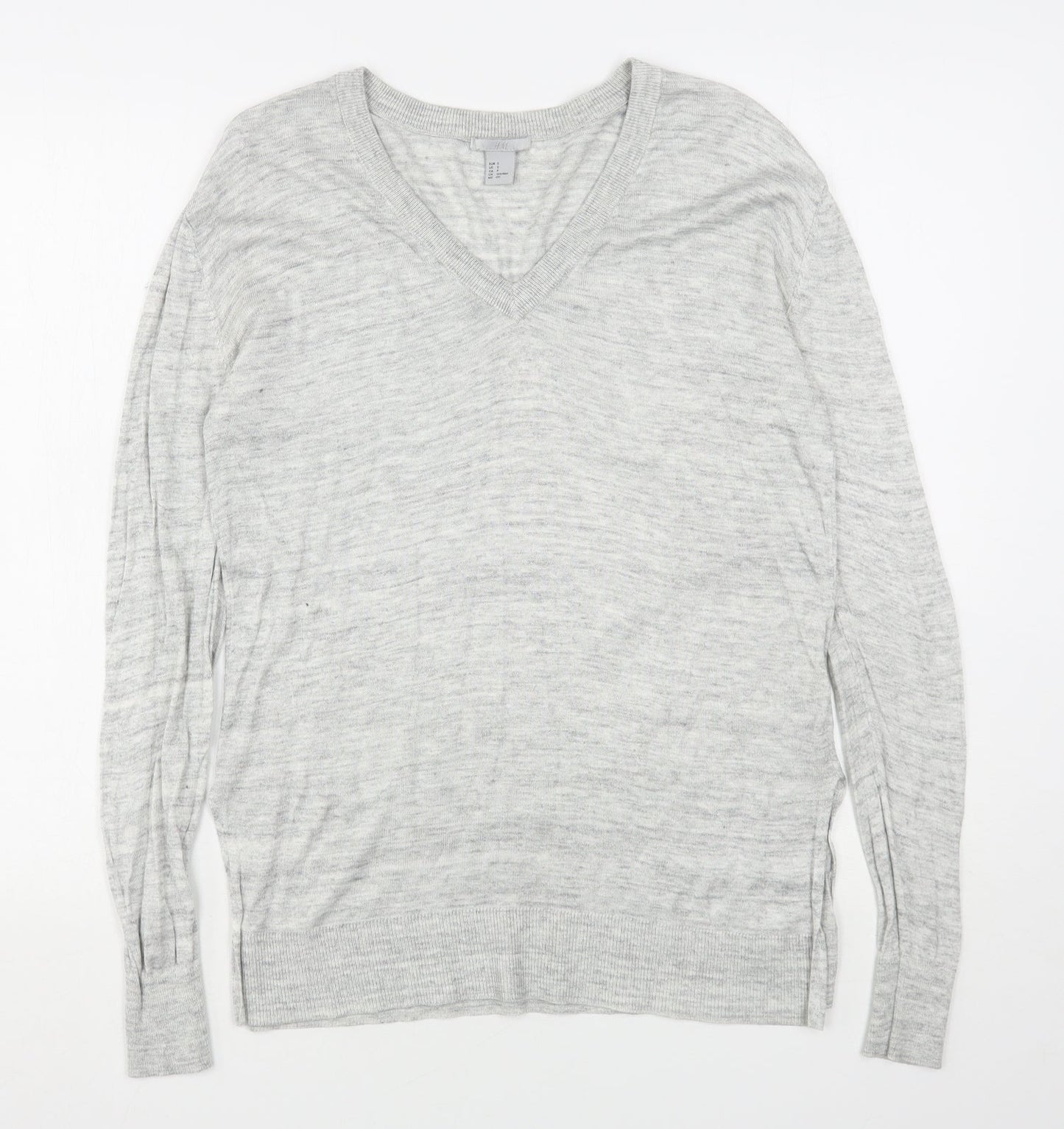 Womens UK Size S H&M Grey Pullover Jumper