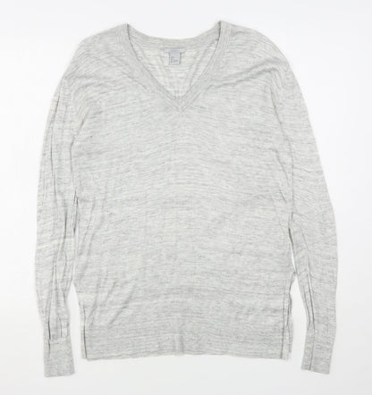 Womens UK Size S H&M Grey Pullover Jumper