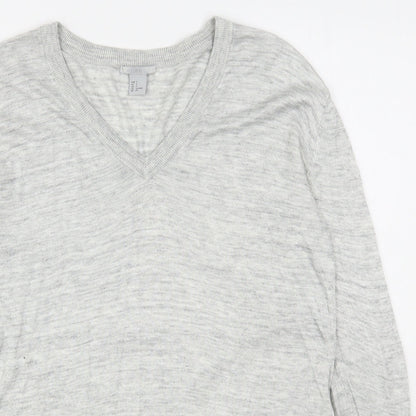 Womens UK Size S H&M Grey Pullover Jumper