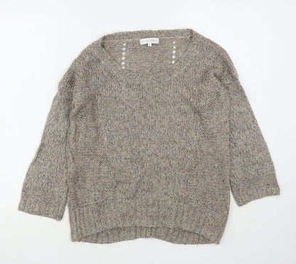 Womens UK Size 8 RJR.John Rocha Brown Pullover Jumper