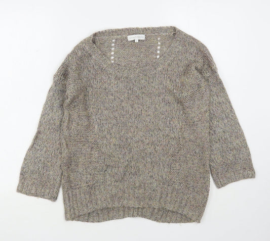 Womens UK Size 8 RJR.John Rocha Brown Pullover Jumper