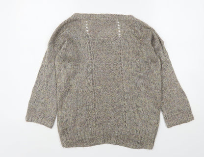 Womens UK Size 8 RJR.John Rocha Brown Pullover Jumper