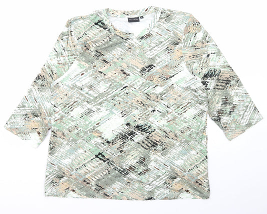 Womens UK Size XL Brandtex Multicoloured Basic T-Shirt