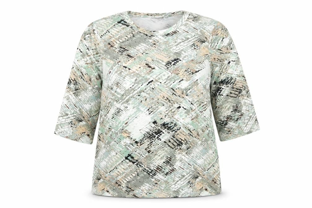 Womens UK Size XL Brandtex Multicoloured Basic T-Shirt