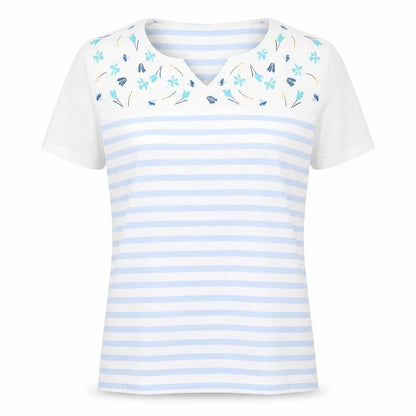 Womens UK Size L Isle Essentials White Basic T-Shirt