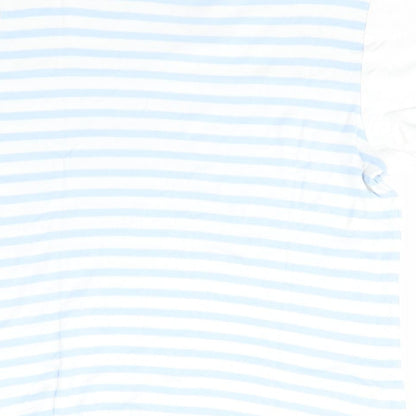 Womens UK Size L Isle Essentials White Basic T-Shirt