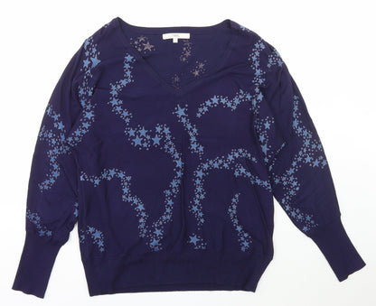 Womens UK Size S NEXT Blue Pullover Jumper