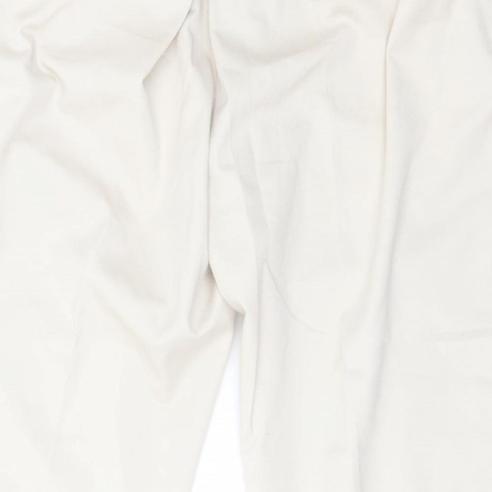 JBC Weaves Womens Beige  Polyester Carrot Trousers Size 42 L27 in Regular Button