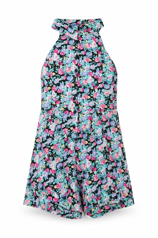 Womens UK Size S Pins & Needles One-Piece Black Playsuit