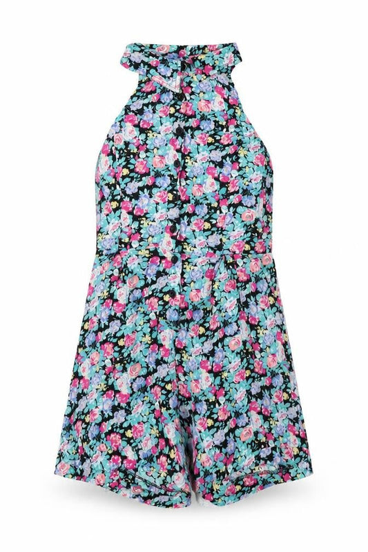 Womens UK Size S Pins & Needles One-Piece Black Playsuit