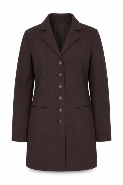 Womens UK Size 12 Classic Brown Jacket
