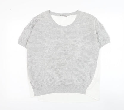Womens UK Size 14 TUZZI Grey Pullover Jumper