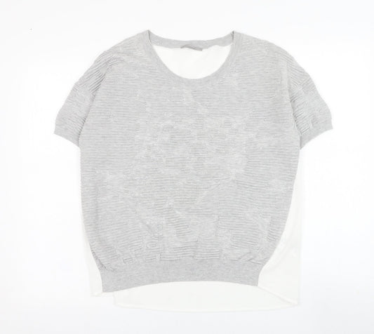 Womens UK Size 14 TUZZI Grey Pullover Jumper