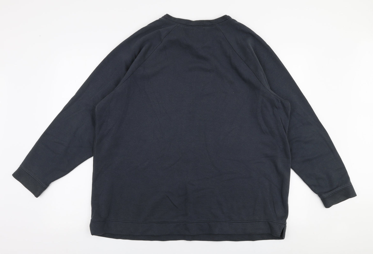Mens UK Size L H&M Blue Pullover Sweatshirt