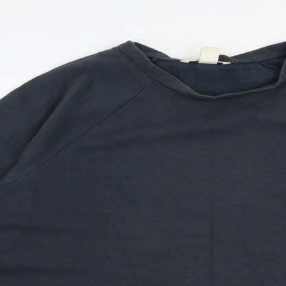 Mens UK Size L H&M Blue Pullover Sweatshirt