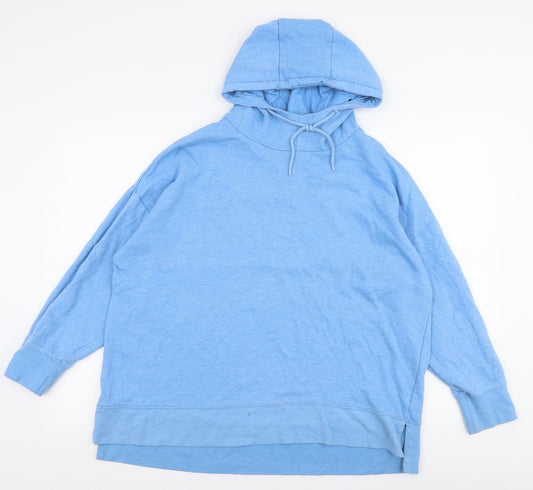 Dunnes Womens Blue  Polyester Pullover Hoodie Size L  Pullover