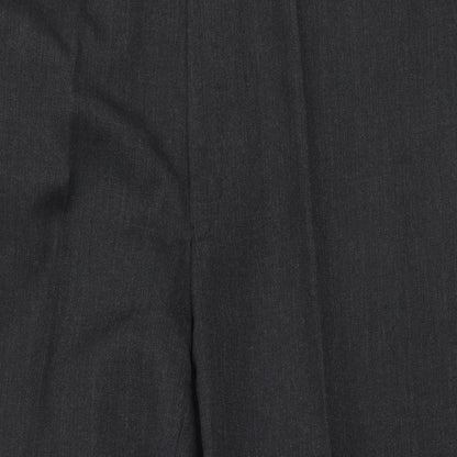 Sensia Rossi Mens Grey  Wool Trousers  Size 41 in L28 in Regular Zip