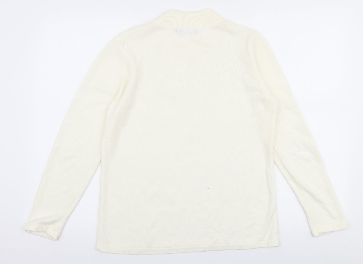 Womens UK Size S Bonmarche Ivory Pullover Jumper