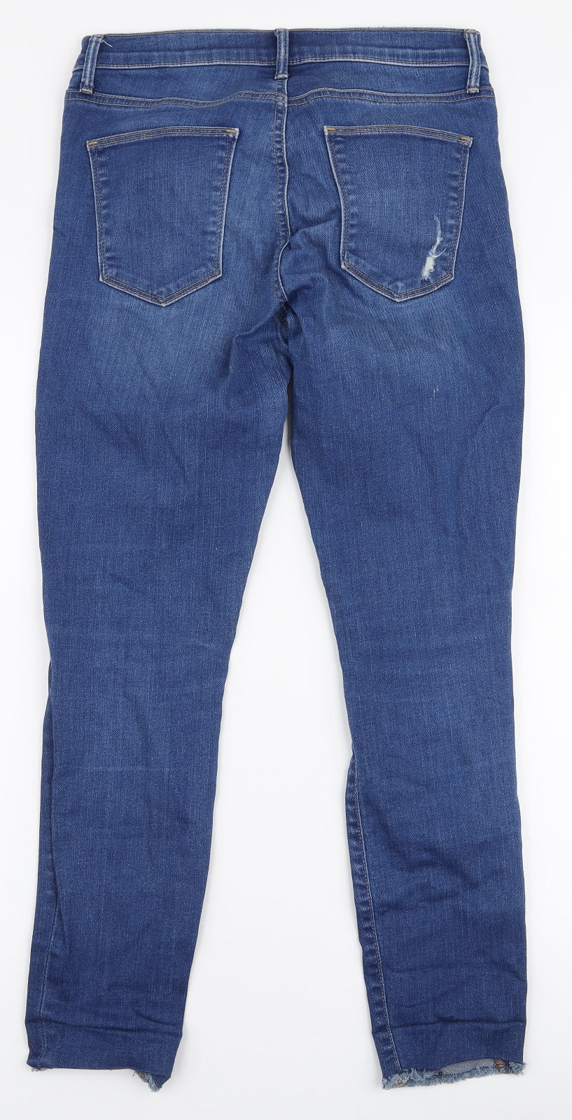 Gap Womens Blue  Polyester Skinny Jeans Size 28 in L27 in Slim Zip