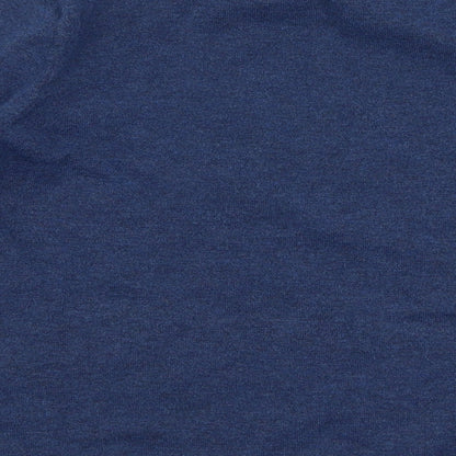 Primark Womens Blue High Neck  Polyester Pullover Jumper Size XL