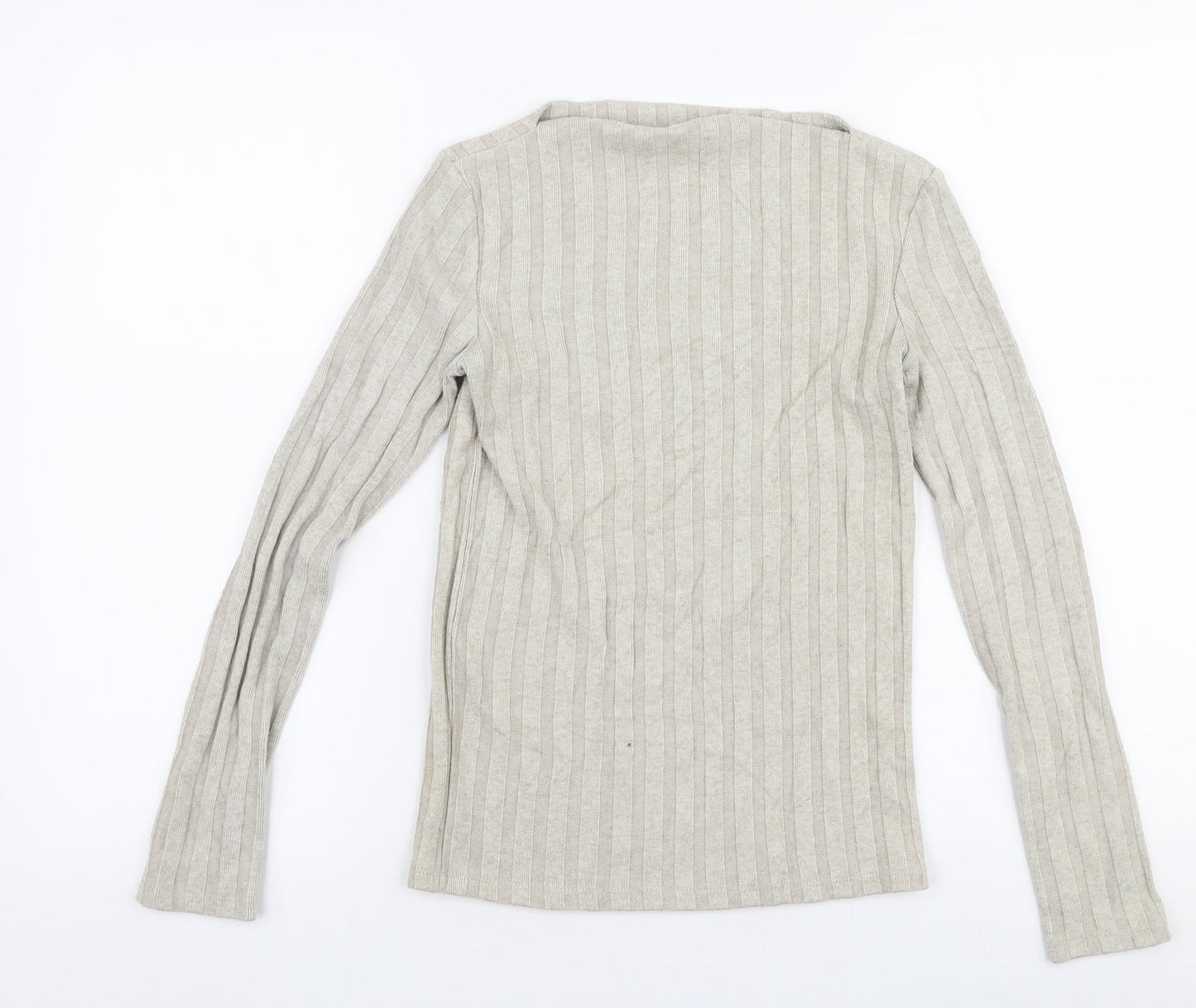 Womens UK Size S MNG Beige Pullover Jumper