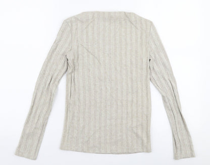 Womens UK Size S MNG Beige Pullover Jumper
