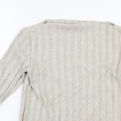 Womens UK Size S MNG Beige Pullover Jumper