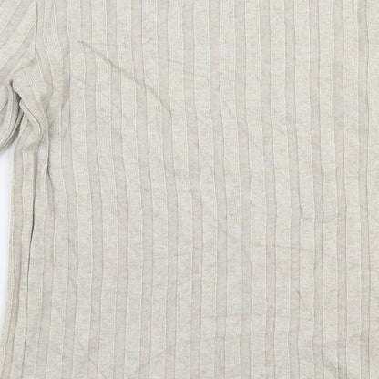 Womens UK Size S MNG Beige Pullover Jumper