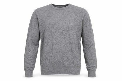 Mens UK Size M River Island Grey Pullover Jumper
