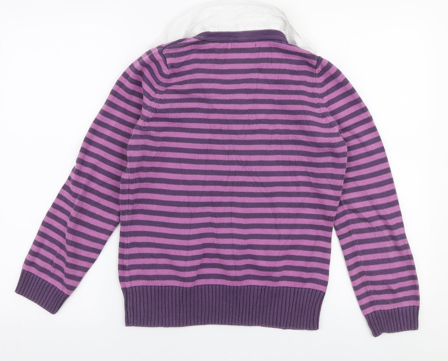 Womens UK Size 12 Marks and Spencer Purple Pullover Jumper
