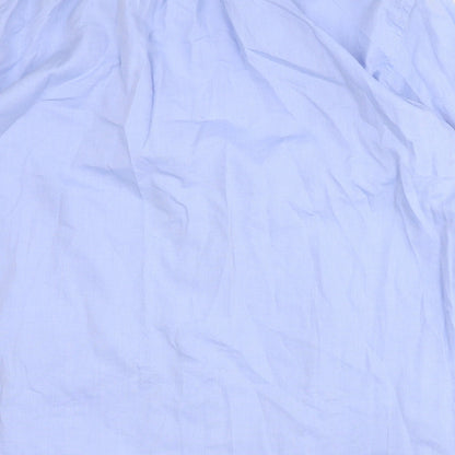 Mens UK Size 2XL ottomoda Blue  Button-Up Long Sleeve Casual Shirt