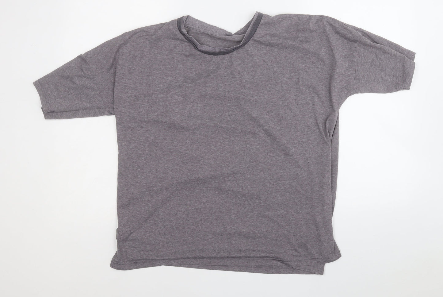 Womens UK Size M Dunnes Stores Grey Basic T-Shirt