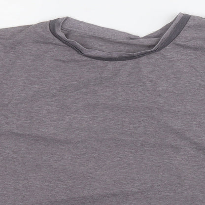 Womens UK Size M Dunnes Stores Grey Basic T-Shirt
