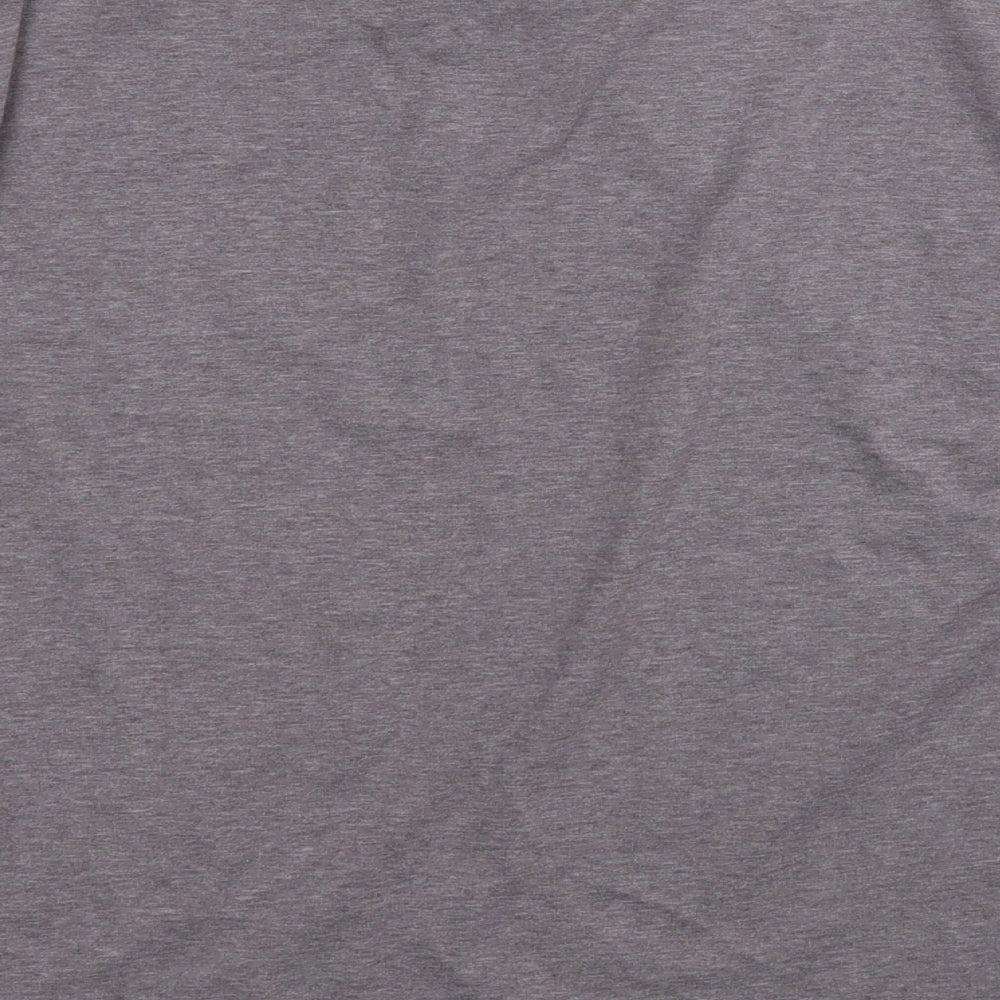 Womens UK Size M Dunnes Stores Grey Basic T-Shirt