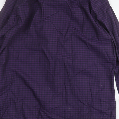 Mens UK Size M Olymp Purple  Button-Up Long Sleeve Casual Shirt